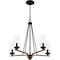 Quoizel Rochester Chandelier 5 Lights Matte Black ROC5025MBK - alternate 5